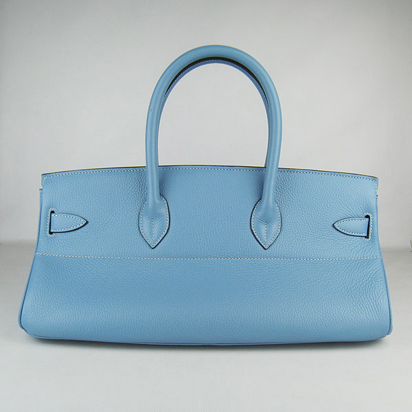 Cheap Hermes Birkin 42cm Replica Togo Leather Bag Light Blue 62642